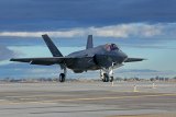 A U.S. Navy F-35 at Naval Air Station Lemoore